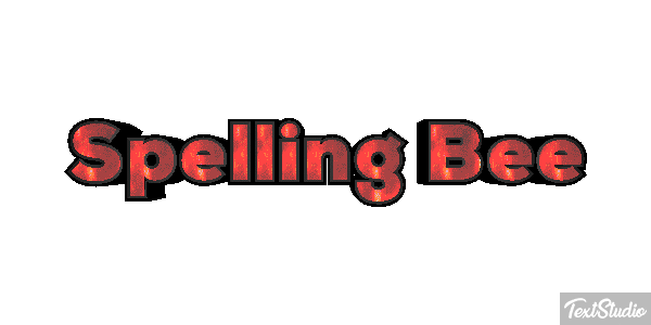 Spelling Bee Efeito do texto