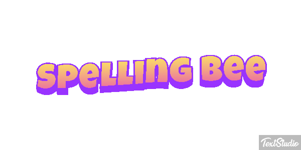 Spelling Bee Efeito do texto