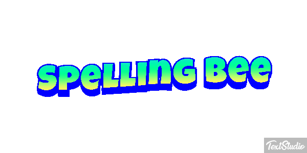 Spelling Bee Efeito do texto