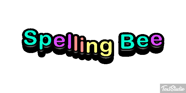 Spelling Bee Efeito do texto