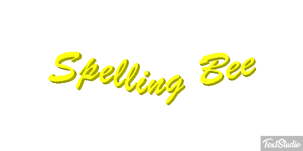 Spelling Bee Efeito do texto