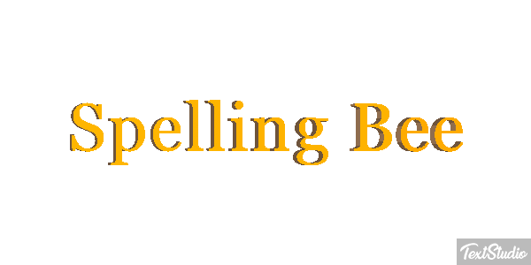 Spelling Bee Efeito do texto
