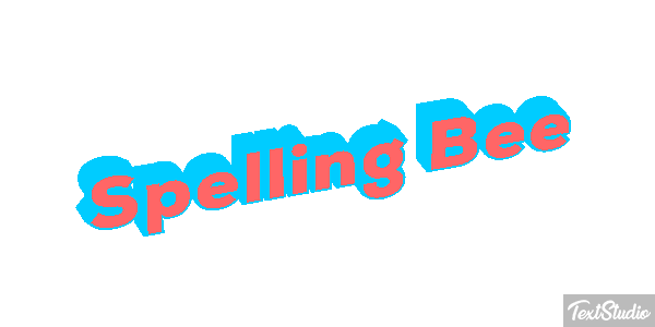 Spelling Bee Efeito do texto