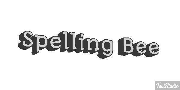 Spelling Bee Efeito do texto