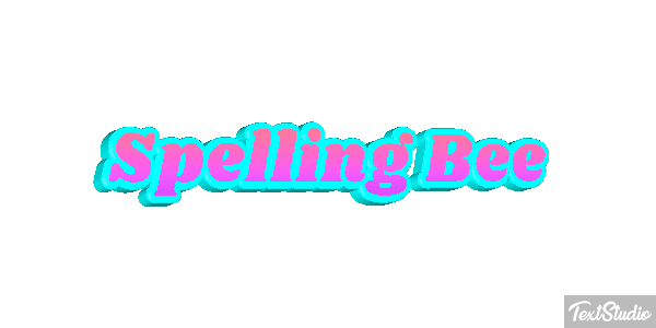 Spelling Bee Efeito do texto