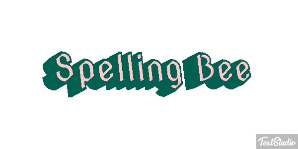 Spelling Bee Efeito do texto