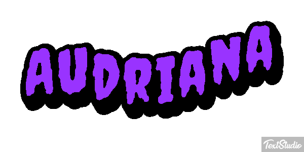 Audriana Text effect