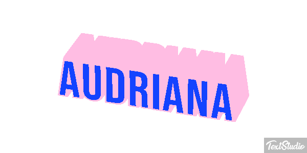 Audriana Text effect