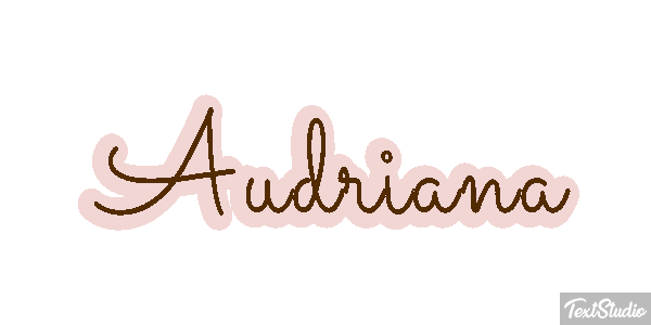 Audriana Text effect