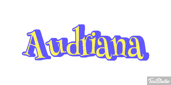 Audriana Text effect