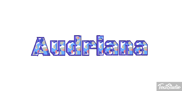 Audriana Text effect