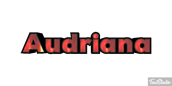 Audriana Text effect