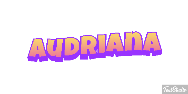 Audriana Text effect