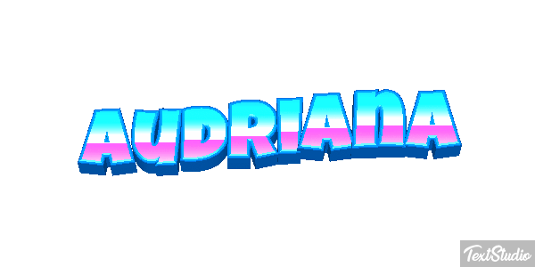 Audriana Text effect
