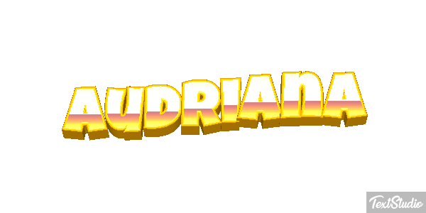 Audriana Text effect