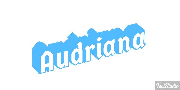 Audriana Text effect