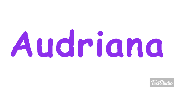 Audriana Text effect