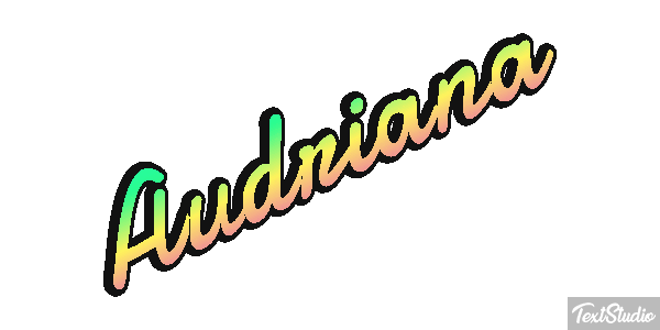 Audriana Text effect