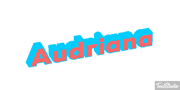 Audriana Text effect
