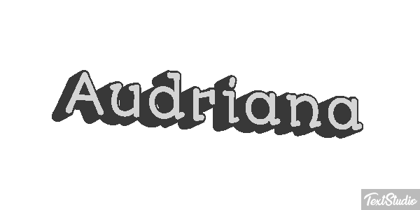 Audriana Text effect