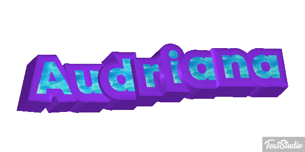 Audriana Text effect