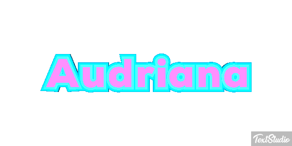Audriana Text effect