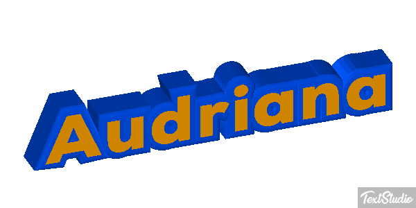 Audriana Text effect