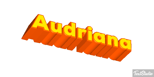 Audriana Text effect