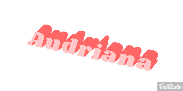 Audriana Text effect