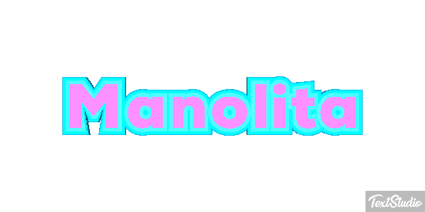 Manolita Efecto de texto