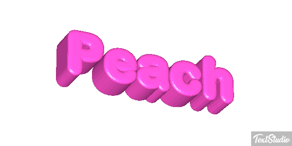 Peach Текстовый эффект