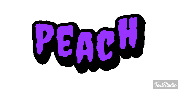 Peach Текстовый эффект