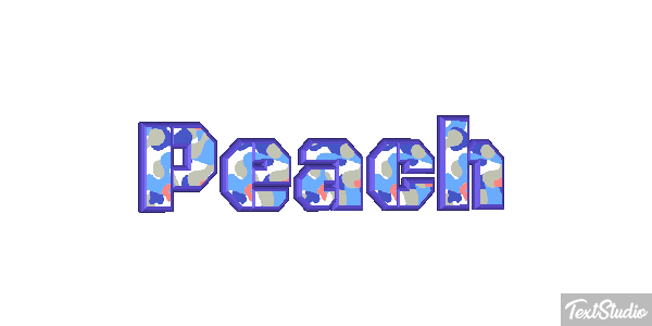 Peach Текстовый эффект