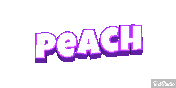 Peach Текстовый эффект