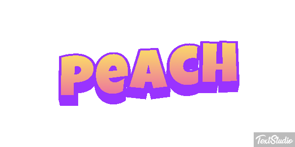Peach Текстовый эффект