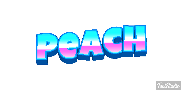 Peach Текстовый эффект