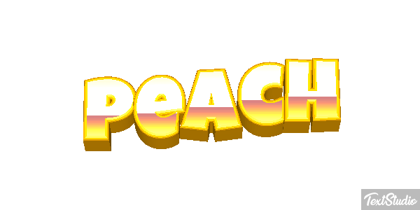 Peach Текстовый эффект