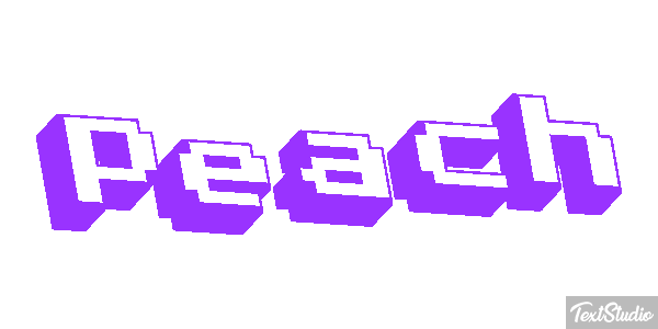 Peach Текстовый эффект