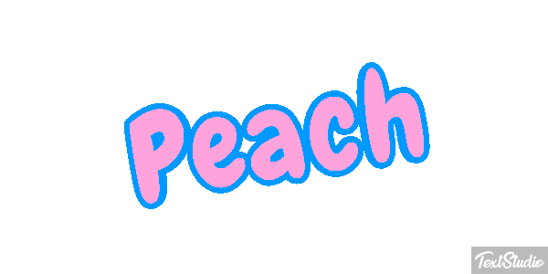 Peach Текстовый эффект