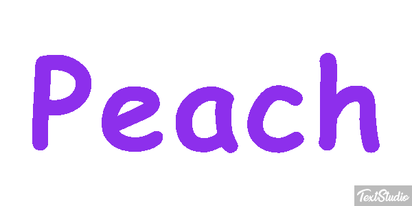 Peach Текстовый эффект