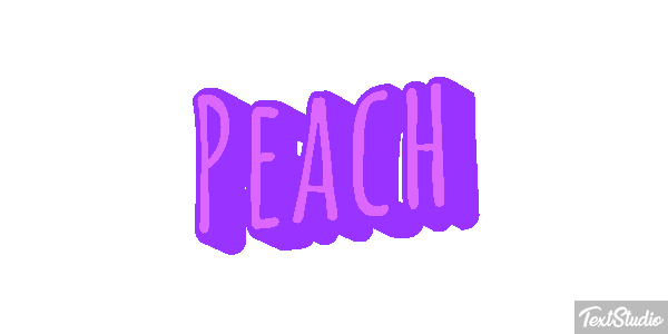 Peach Текстовый эффект