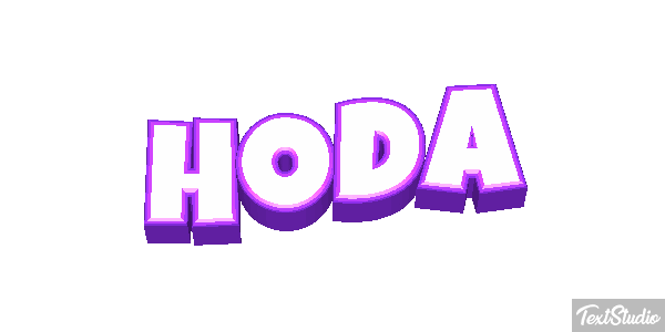 Hoda Текстовый эффект