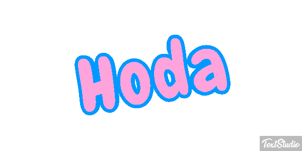 Hoda Текстовый эффект