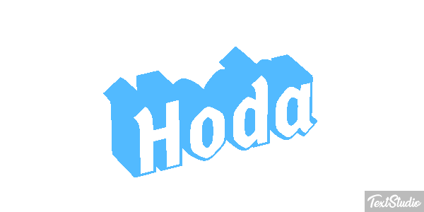 Hoda Текстовый эффект