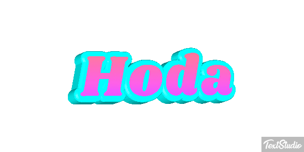 Hoda Текстовый эффект