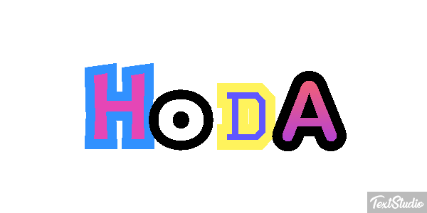 Hoda Текстовый эффект