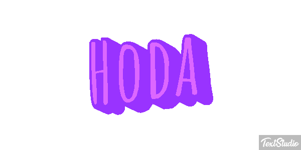 Hoda Текстовый эффект