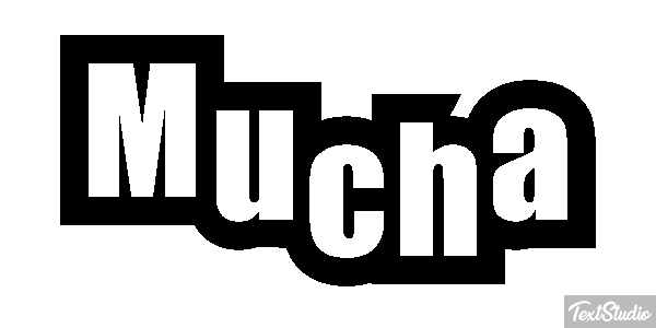 Mucha Effet de texte