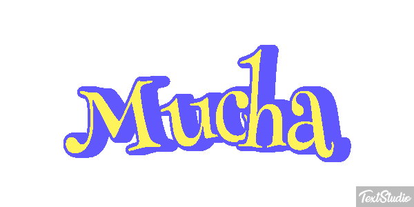 Mucha Effet de texte