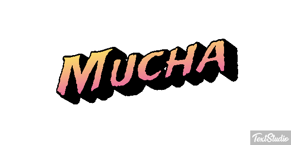 Mucha Effet de texte